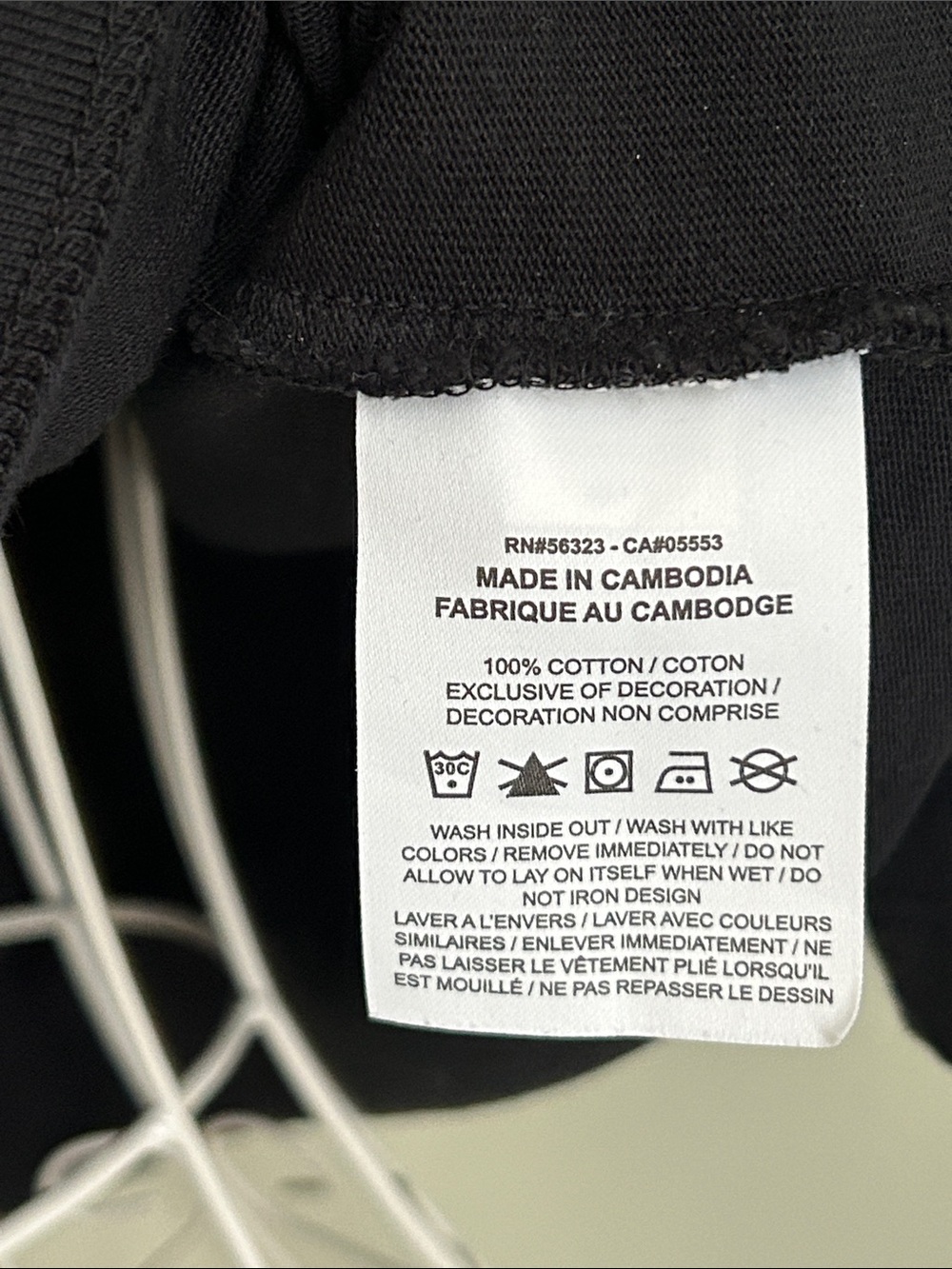 Nike Black Cropped Crew Sweatshirt with White Logo - Picture 6 of 7